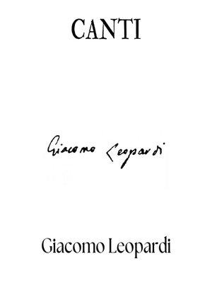 cover image of Canti